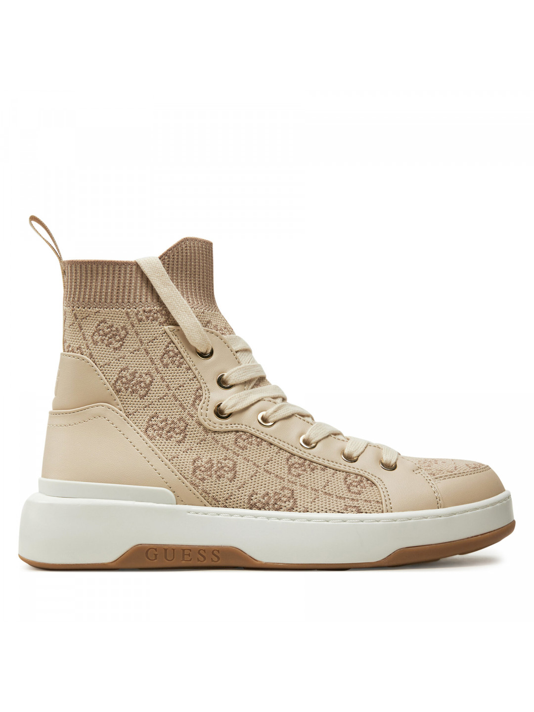 Polokozačky Guess FLPMNN FAL12 Béžová